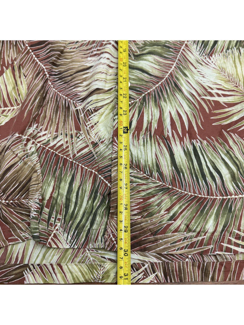 Tori Richard Honolulu Hawaiian Shirt XL Palm Leaf Aloha Cotton Made in USA - Picture 6 of 7